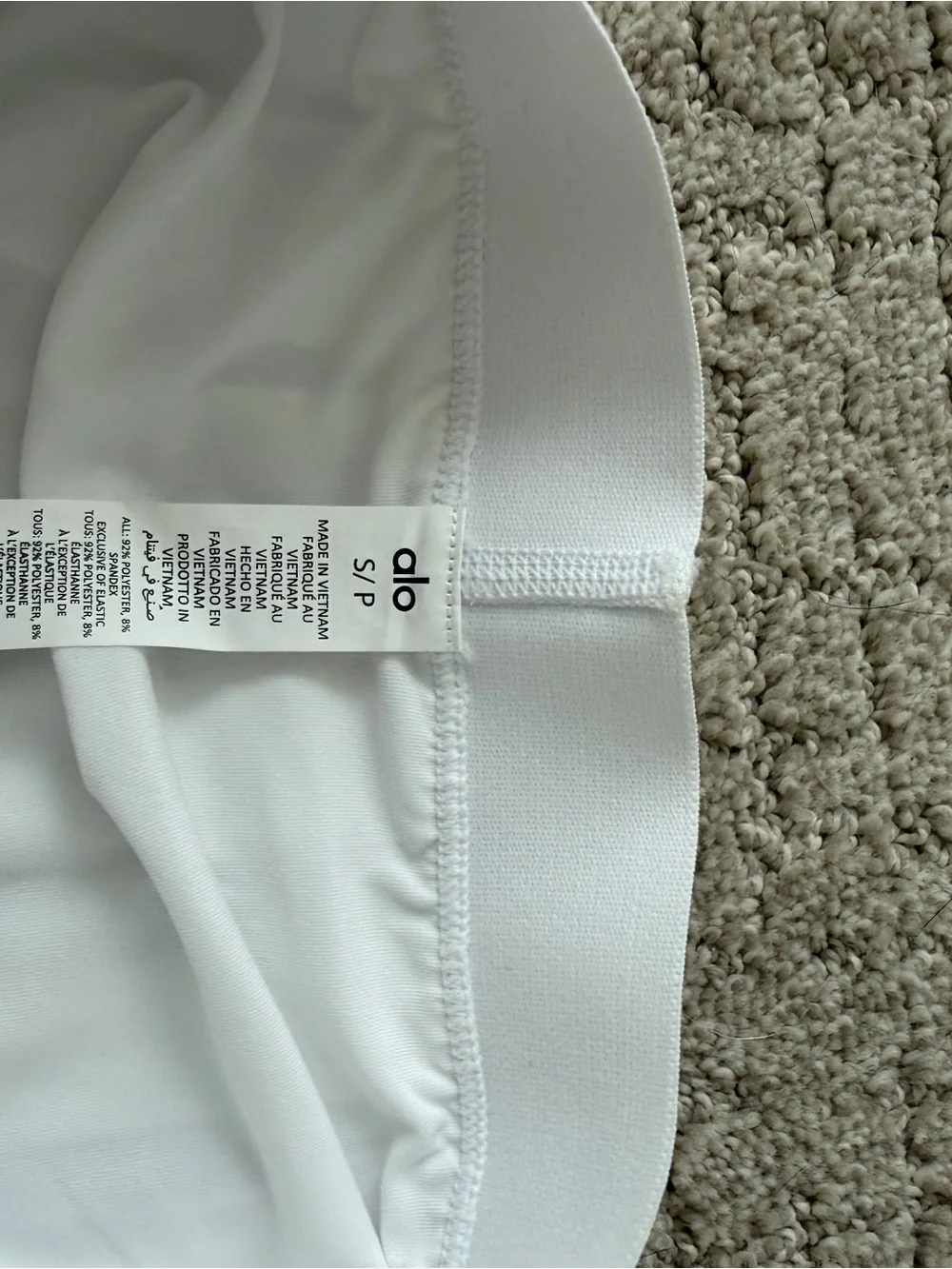 ALO Yoga Women's White Athletic Tennis Skort
